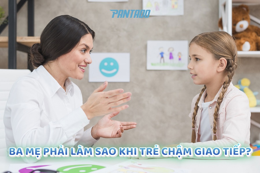 Ba mẹ phải làm sao khi tre chậm giao tiếp