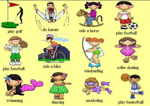 Các môn thể thao bằng tiếng anh