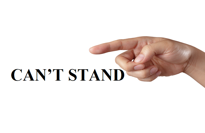 cấu trúc can't stand