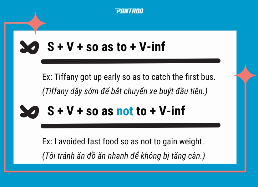 Cấu trúc "so as to + V"