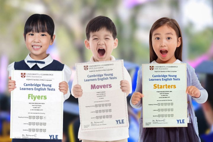 chứng chỉ tiếng anh chuẩn cambridge cho trẻ em