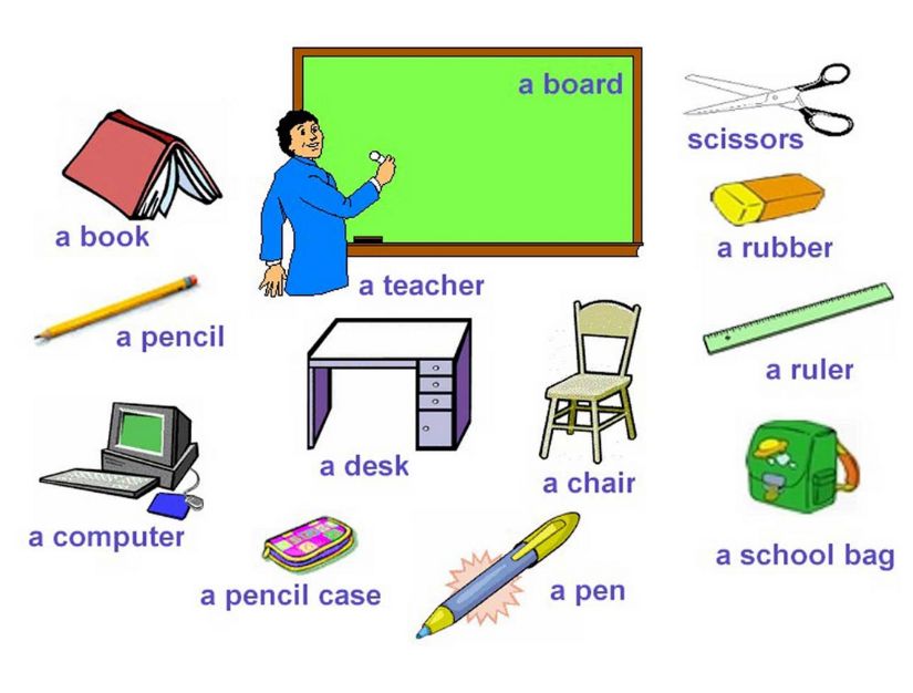 Học từ vựng tiếng Anh qua những đồ vật quen thuộc giúp bé ghi nhớ nhanh