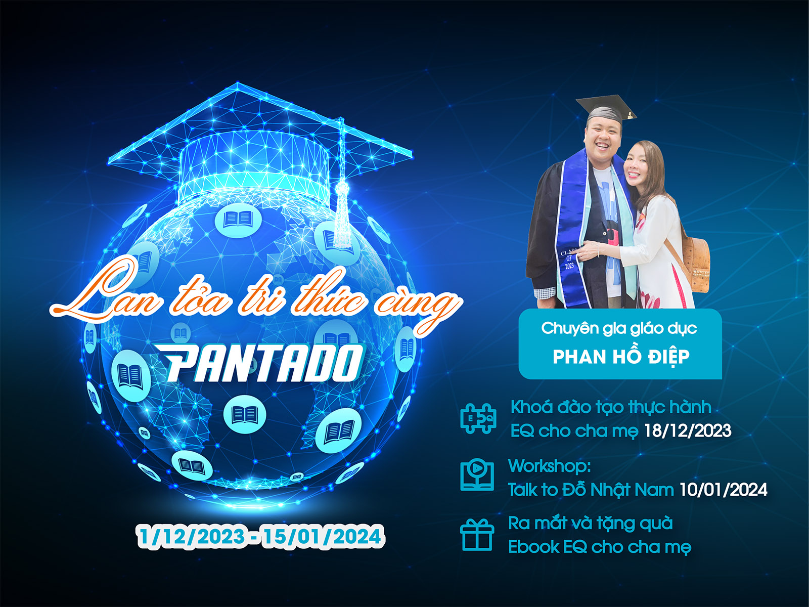 Tham gia chiến dịch "Lan tỏa tri thức cùng Pantado" ngay