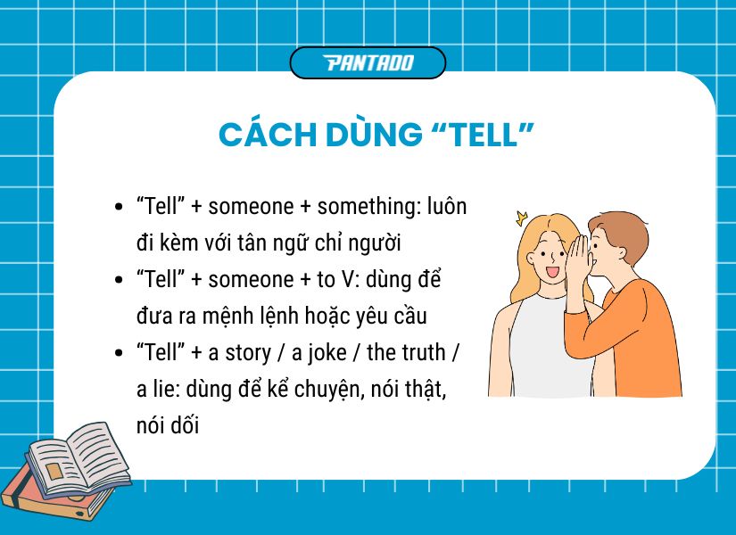 Cách dùng “Tell”